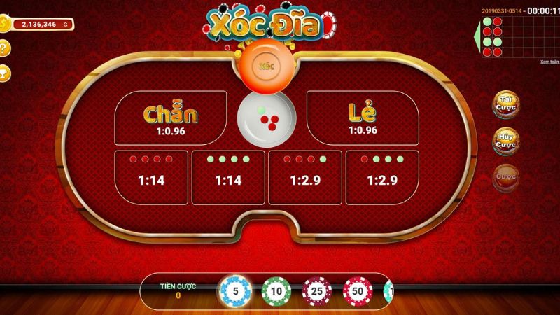 Quy luật xóc đĩa giúp bạn tăng tỷ lệ thắng 